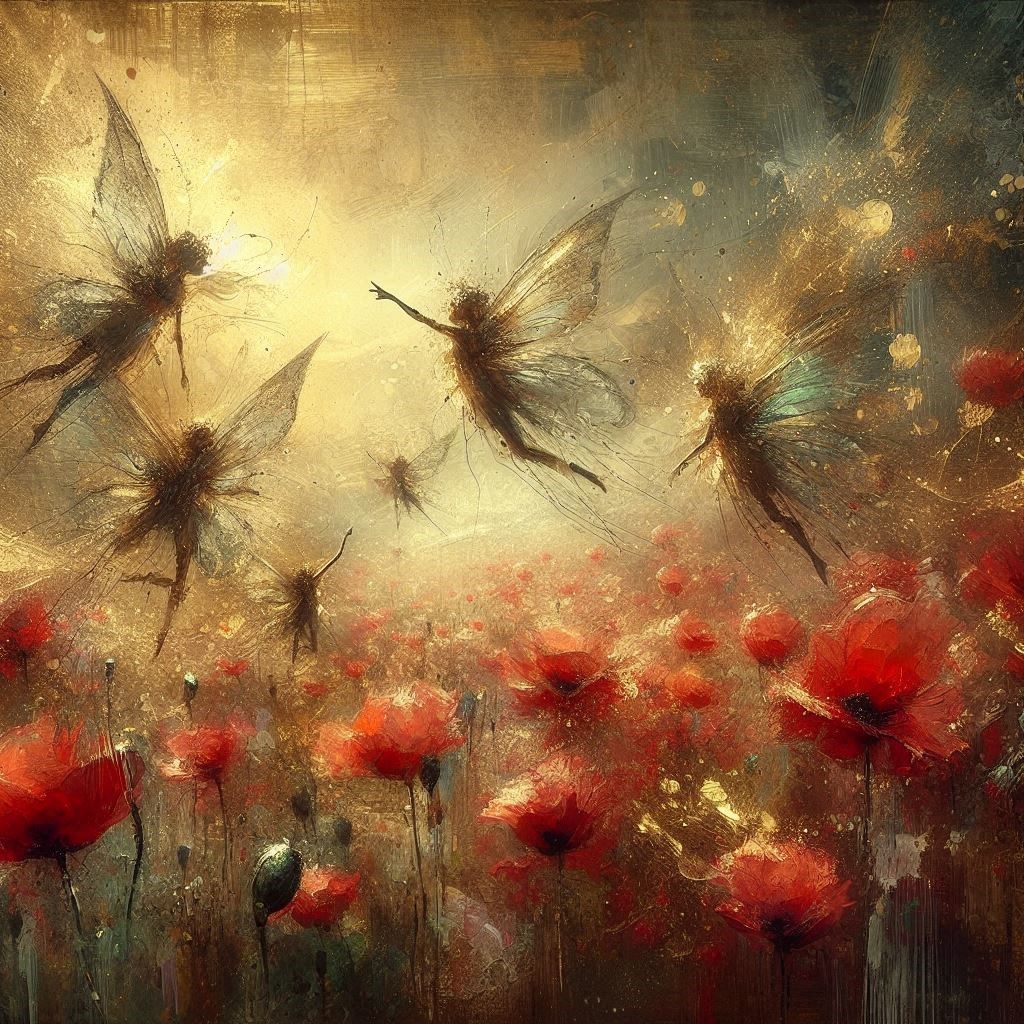 Poppies faeries