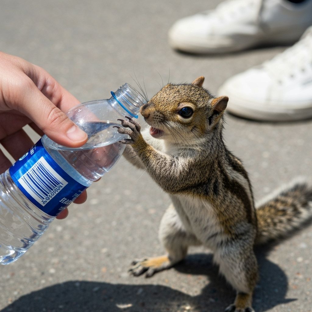 Water on a hot day  by @Trajan