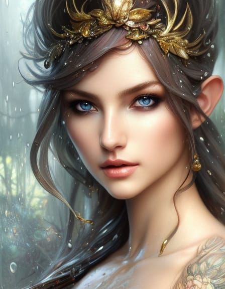 Elven portrait - AI Generated Artwork - NightCafe Creator