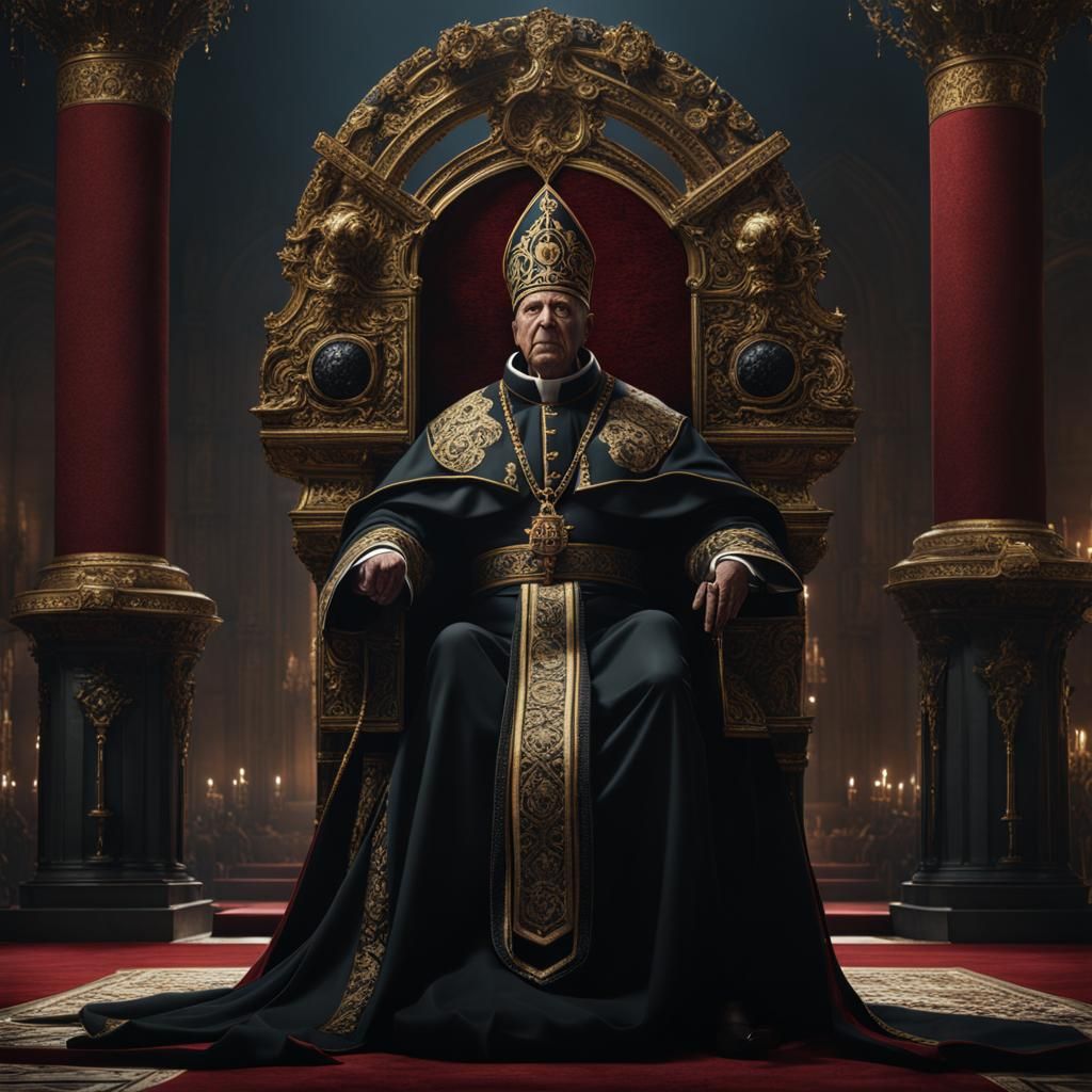 Show me a picture of a black pope