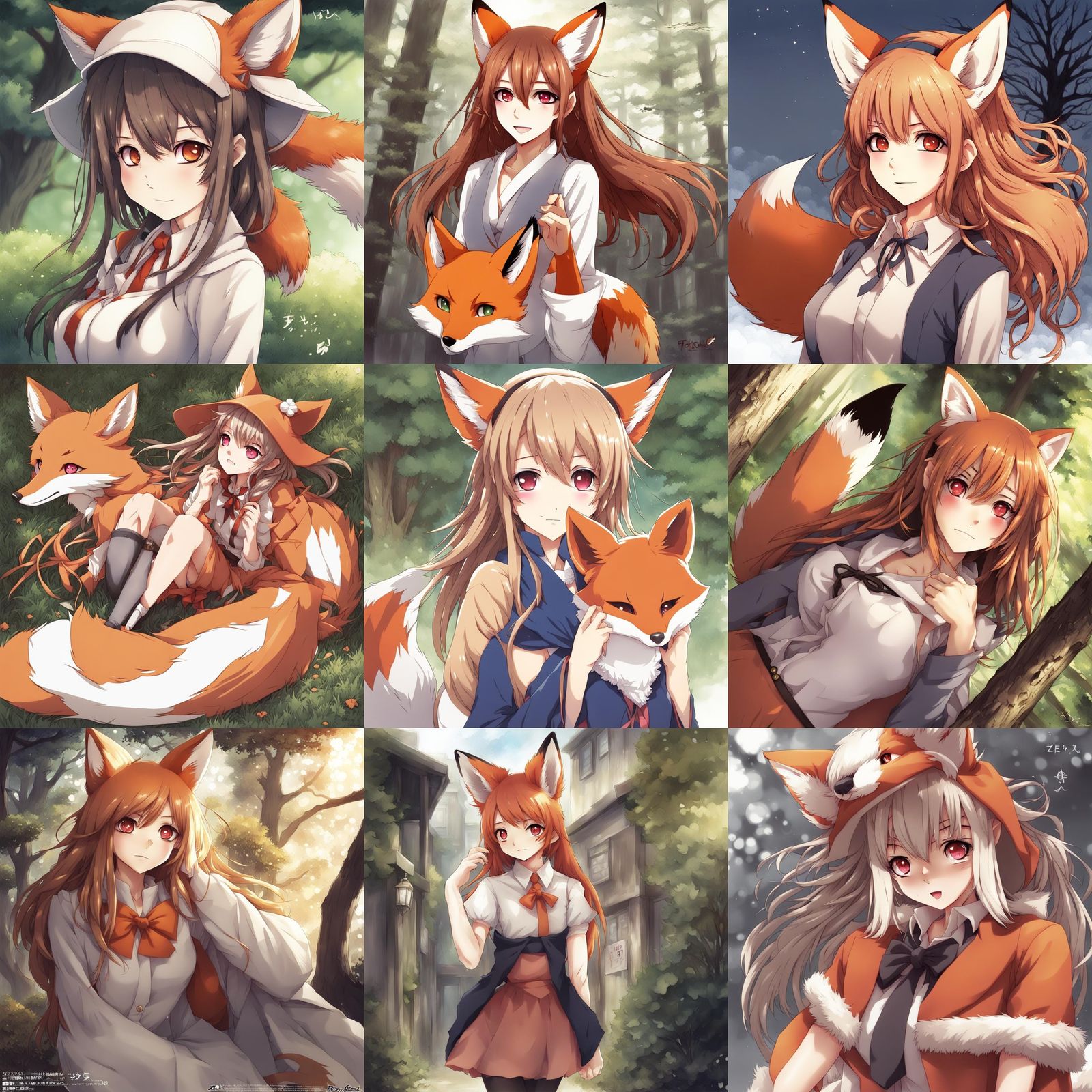 a fox girl
