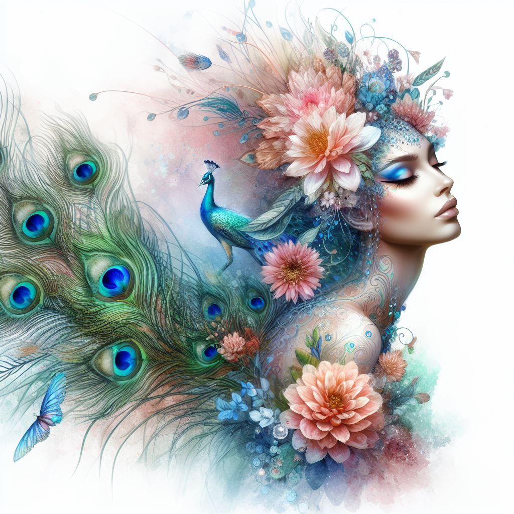 Mythical Being Peacock Series - 26