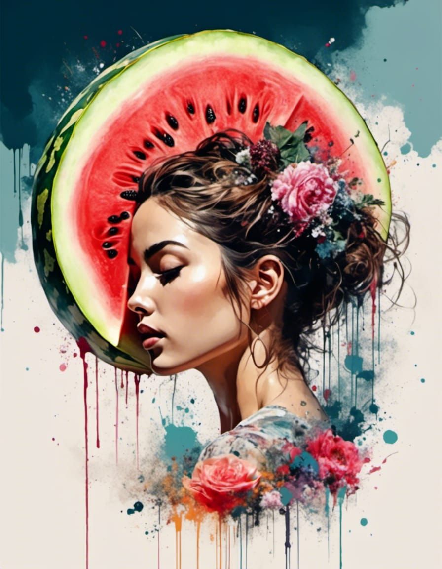 عائشة (Aisha) | 🇵🇸 aquarelle (Neo-expressionism)