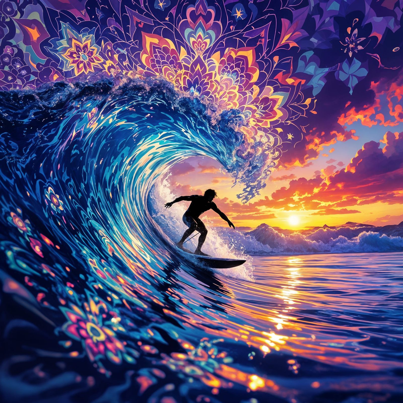 Kaleidoscope Surfing  by @AntonioF