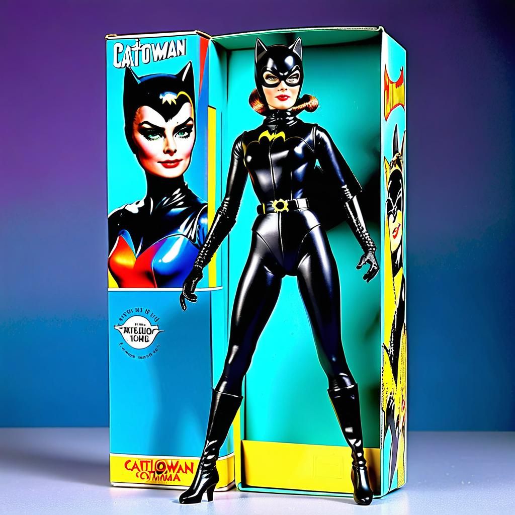 1960s collectible Catwoman action figure   by @Cineaste