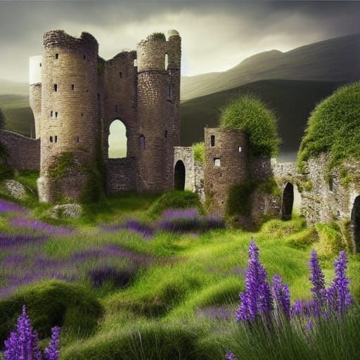 Lavender ruins