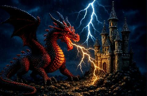 8/5/2025-Dragon Bead Art By Archangel Tara