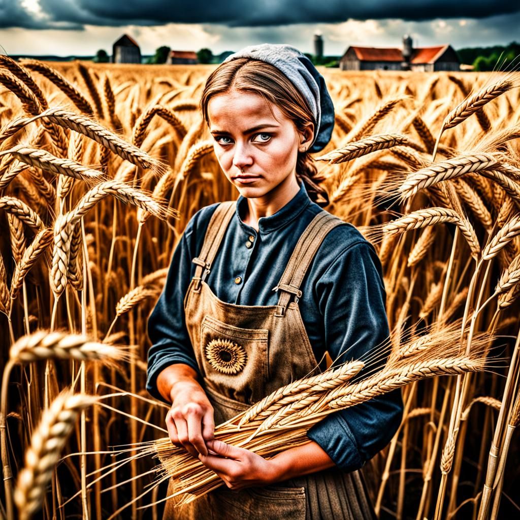 In the hay