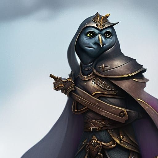 Kenku paladin blurry background close up - AI Generated Artwork ...