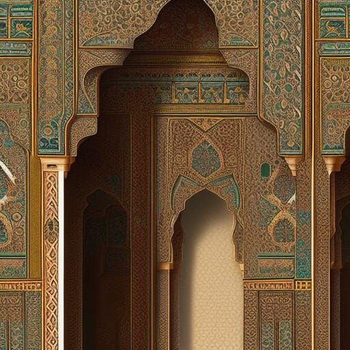 Decadent, spoiled princess of Qasr Al-Mshatta