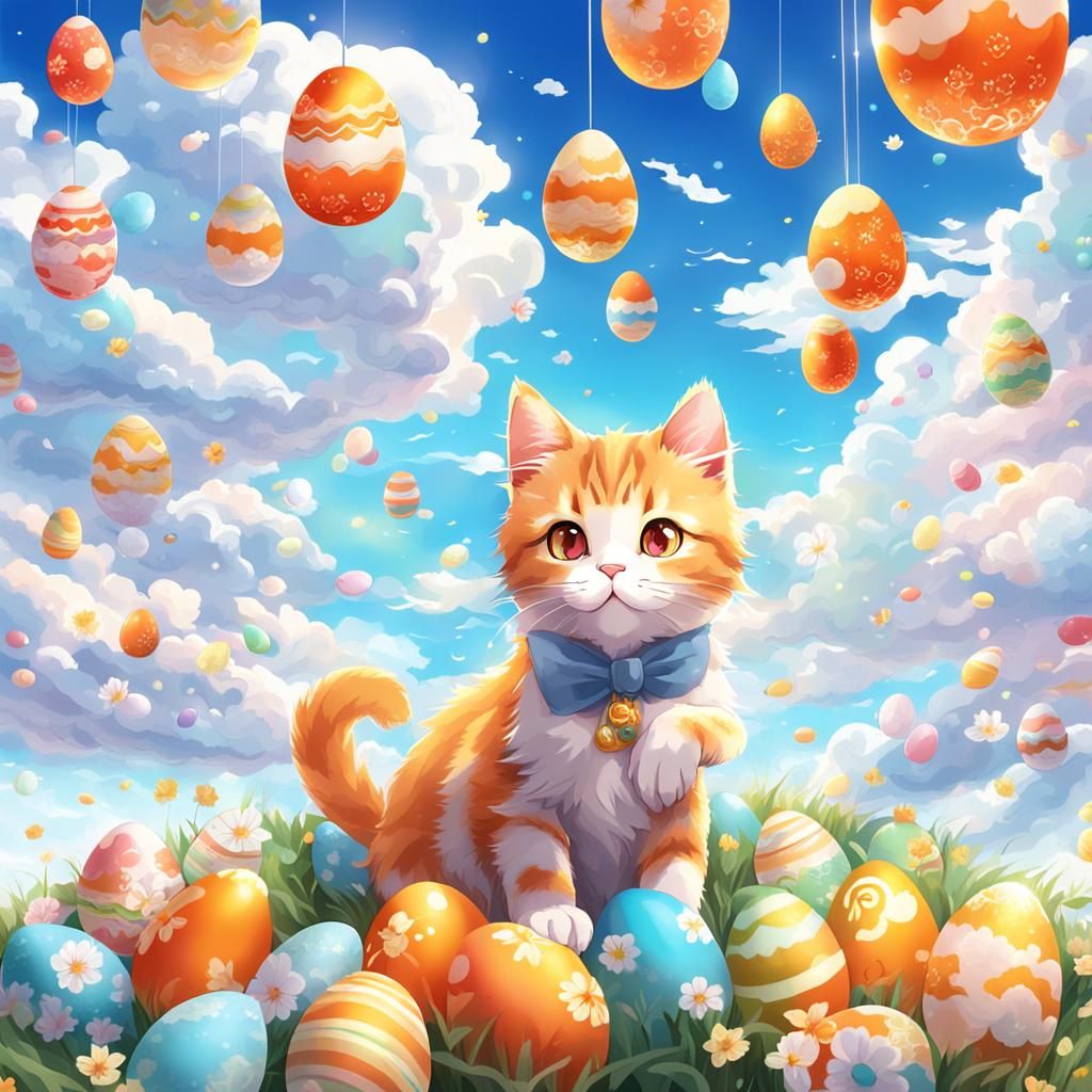 Easter kitty