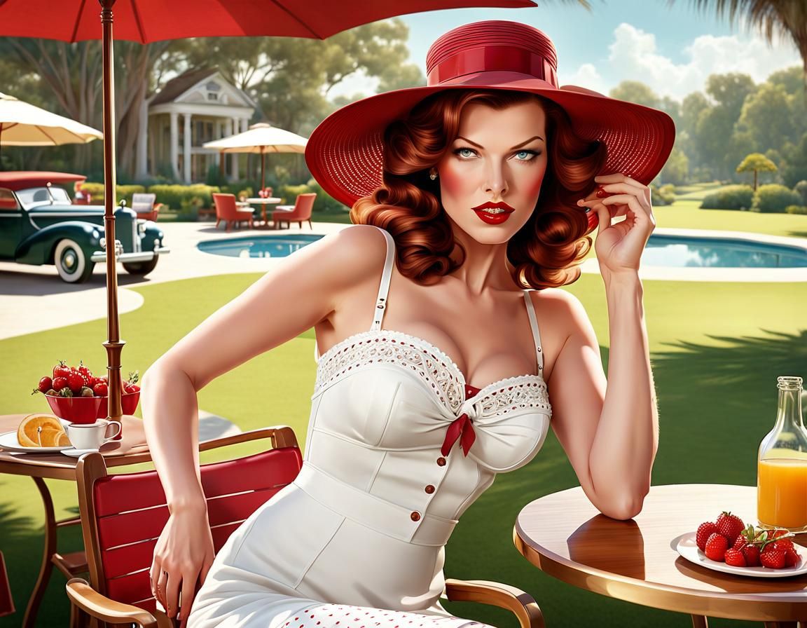 Milla Jovovich 1940's Russian Sleeper Agent, codename Housew...