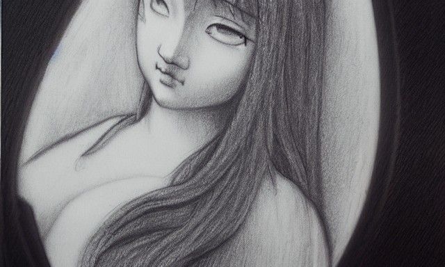 anime polaroid monalisa