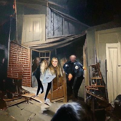 breaking into haunted house at 3AM?! (GONE WRONG) (COPS CALLED)