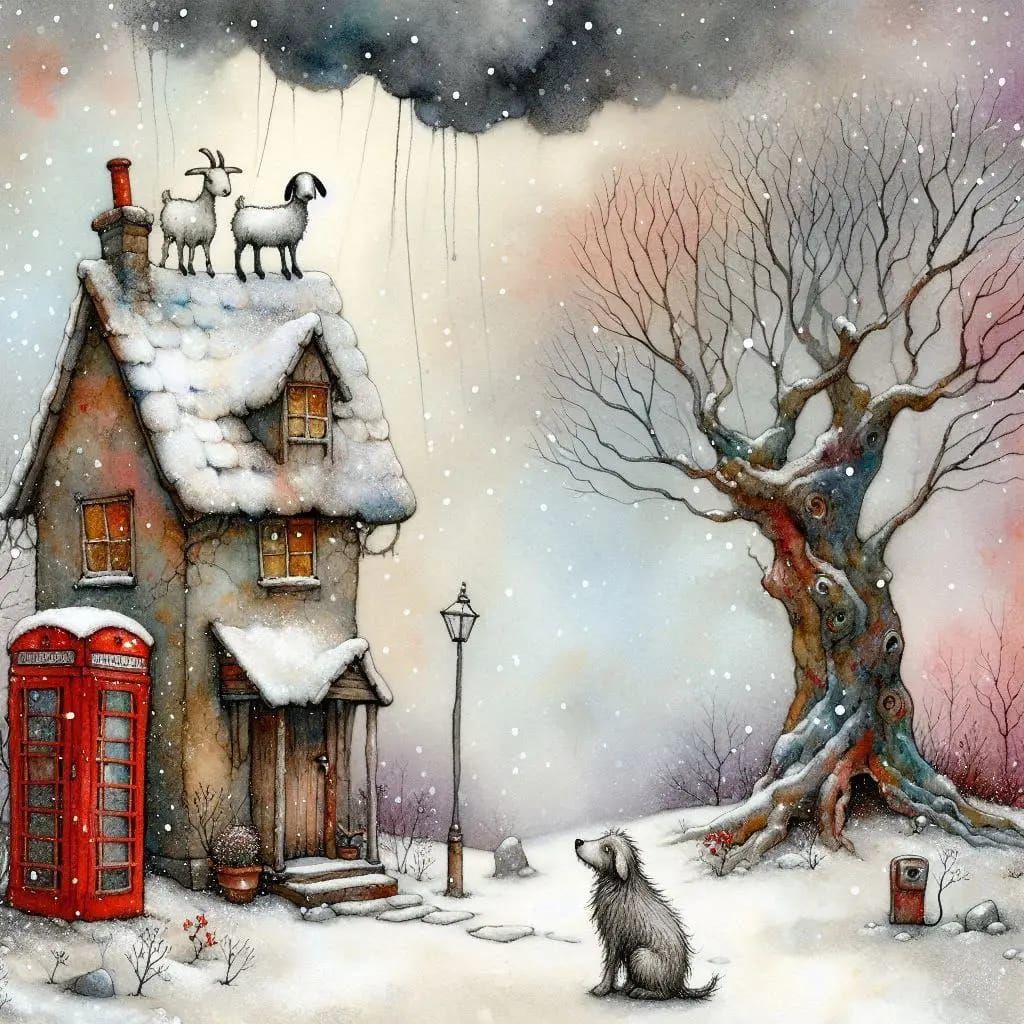 Honey, the kids are on the Roof Again!