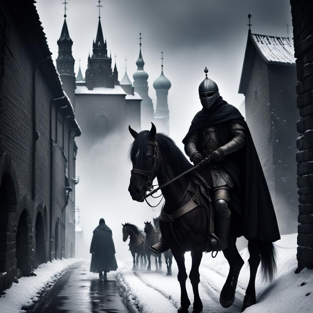 Medieval, dark gothic, gothic Aesthetic, dark medieval, dark fantasy, sinister, omen, supernatural, horror, medieval Rus...