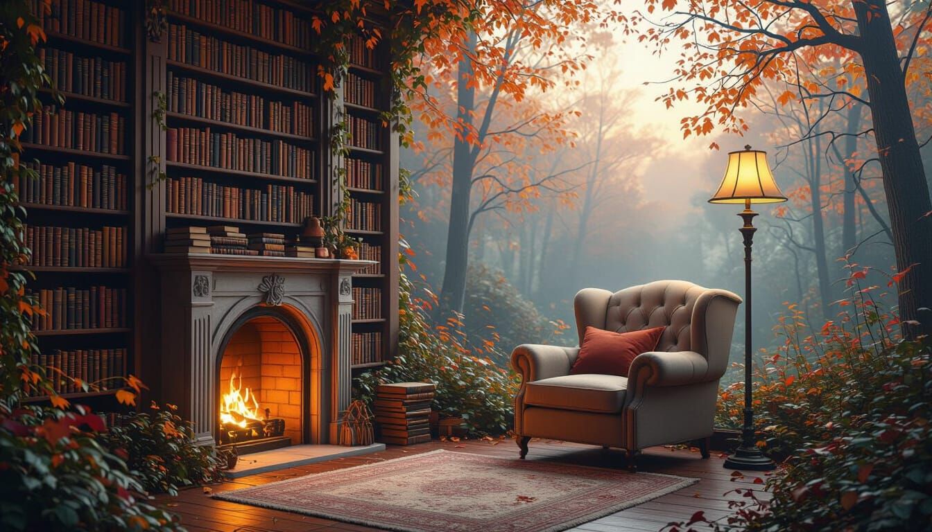 A reading corner