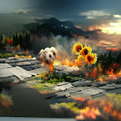 Dog fire daisy