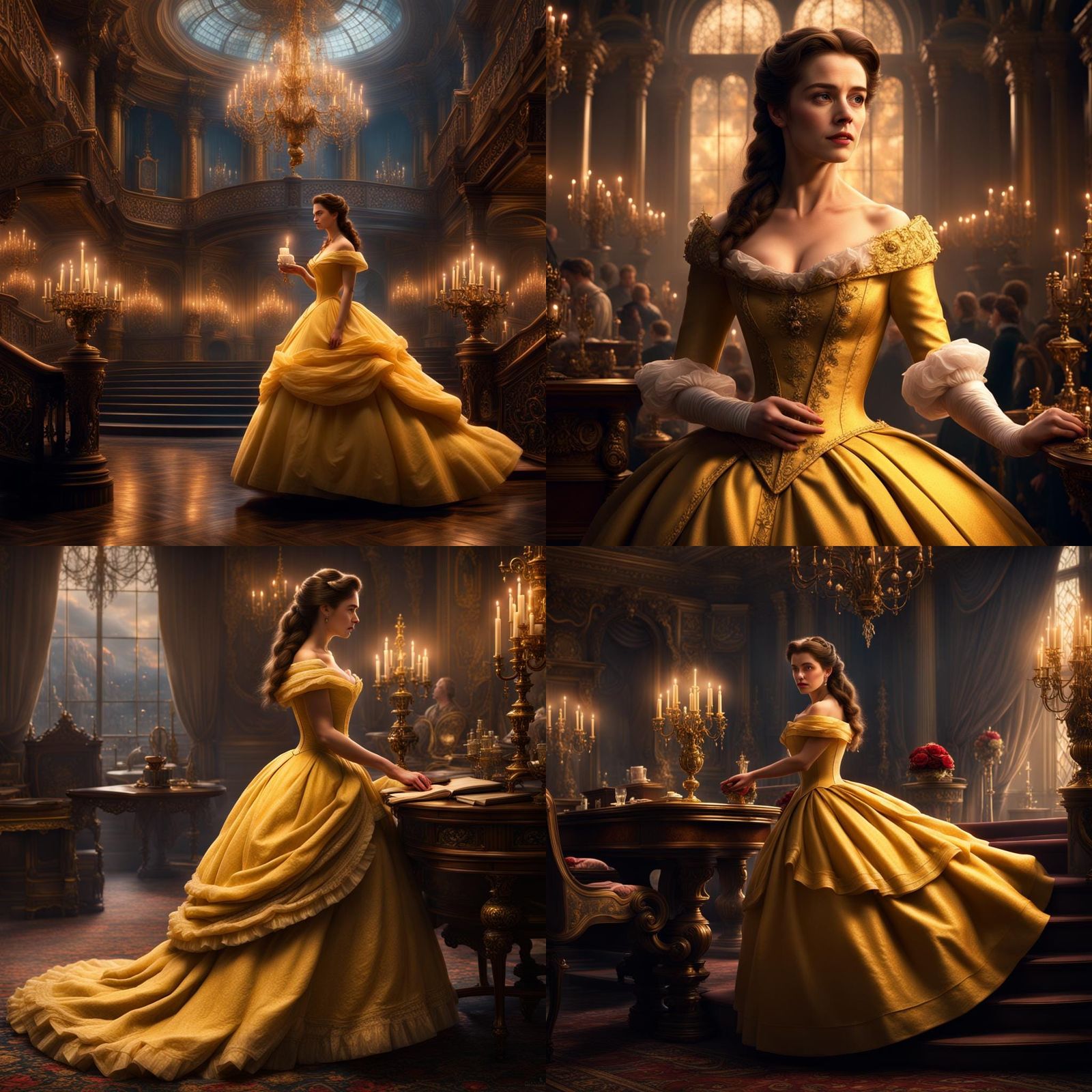 Dark Princess Series Belle Beauty and the Beast