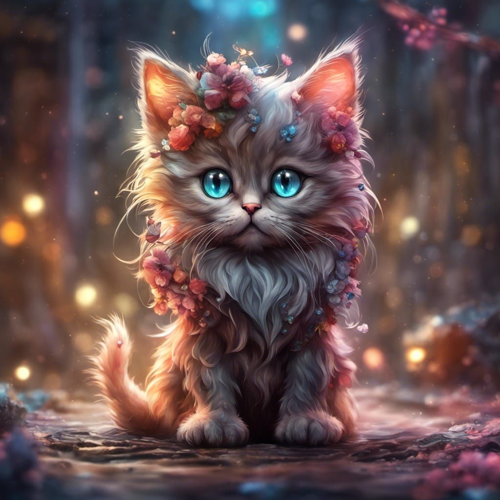 Cute Kitten  by @Quibbles