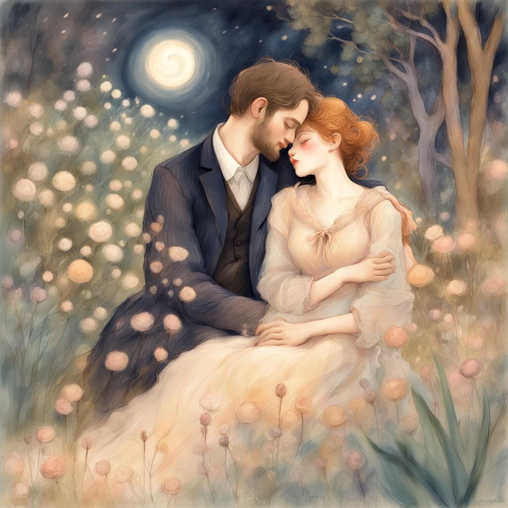 Romantic doodles and sketches