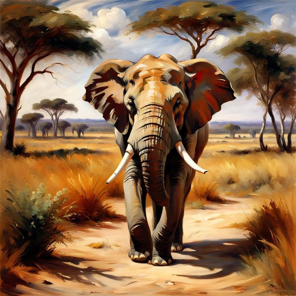 Elephant  by @Chirminth