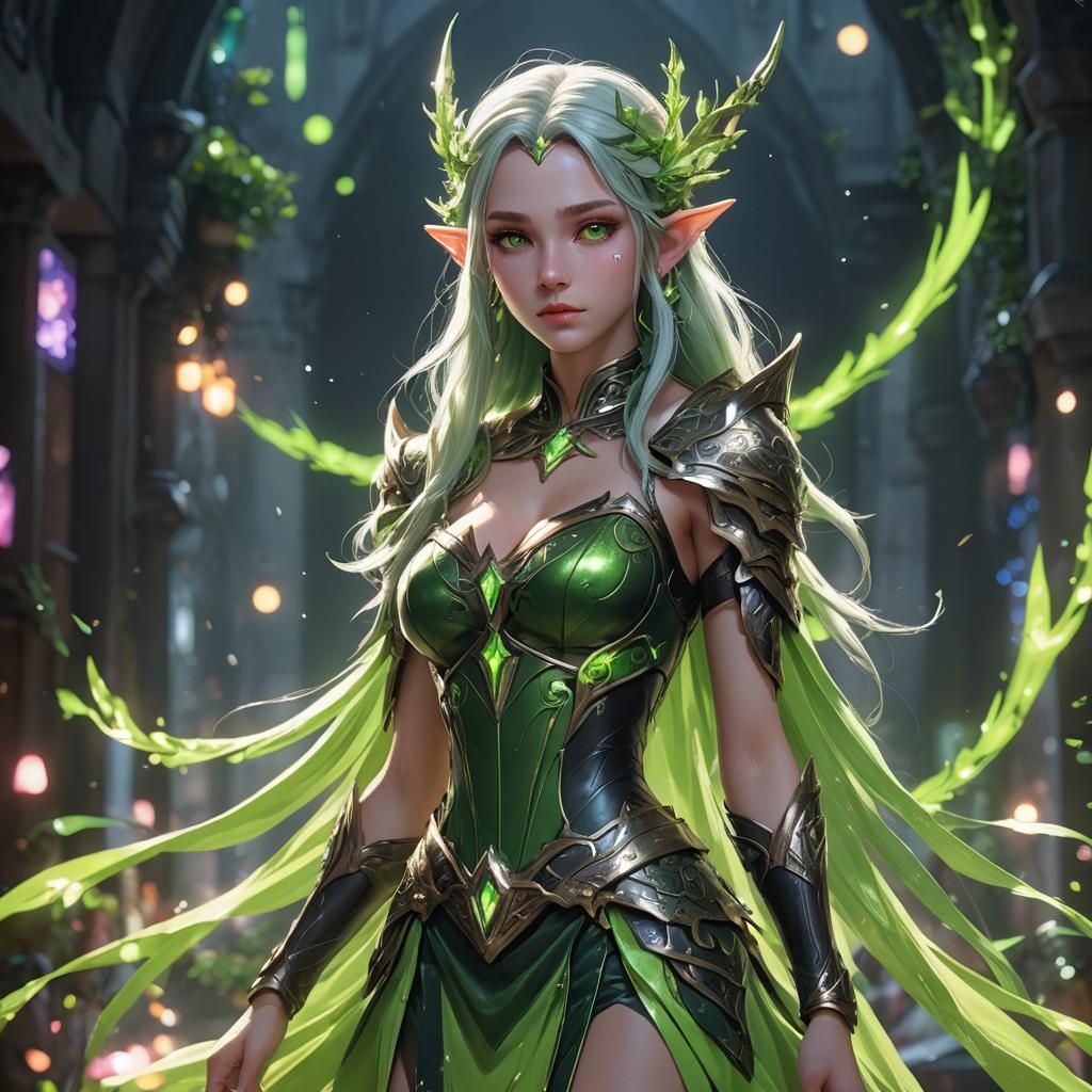 beautiful elf hunter
