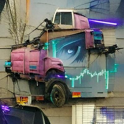 Cyberpunk Truck