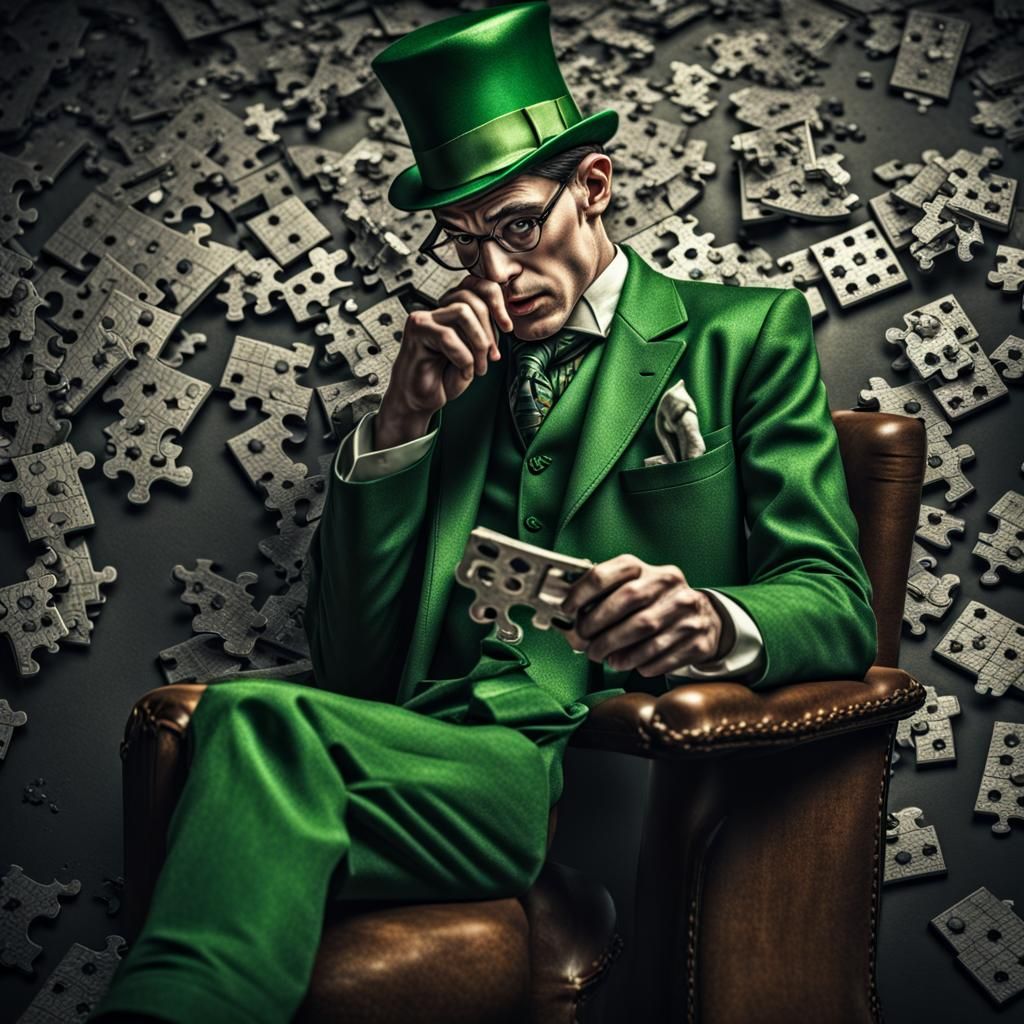 the riddler perplexed