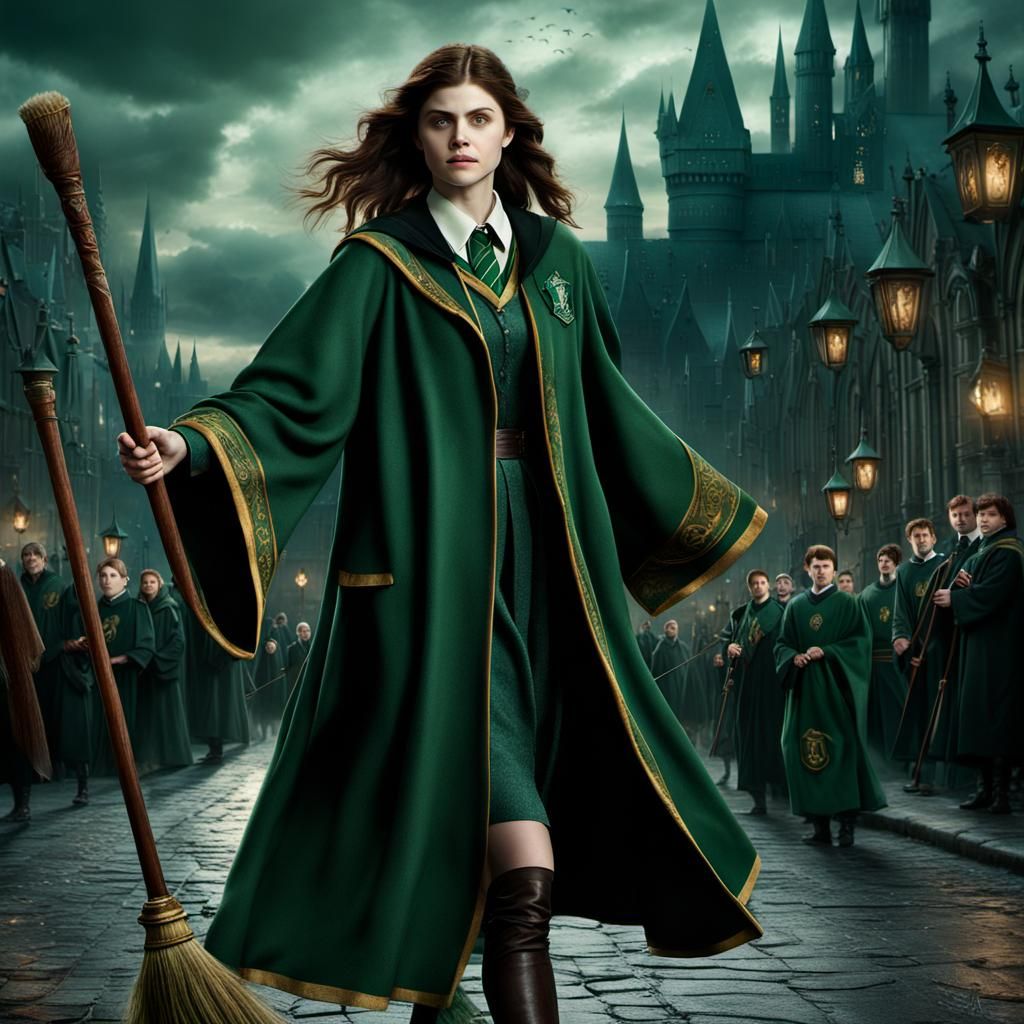 Daphne Greengrass beater on the Slytherin quidditch team 