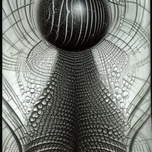 Yog Sothoth (((cosmic bubbles))). H.R. Giger