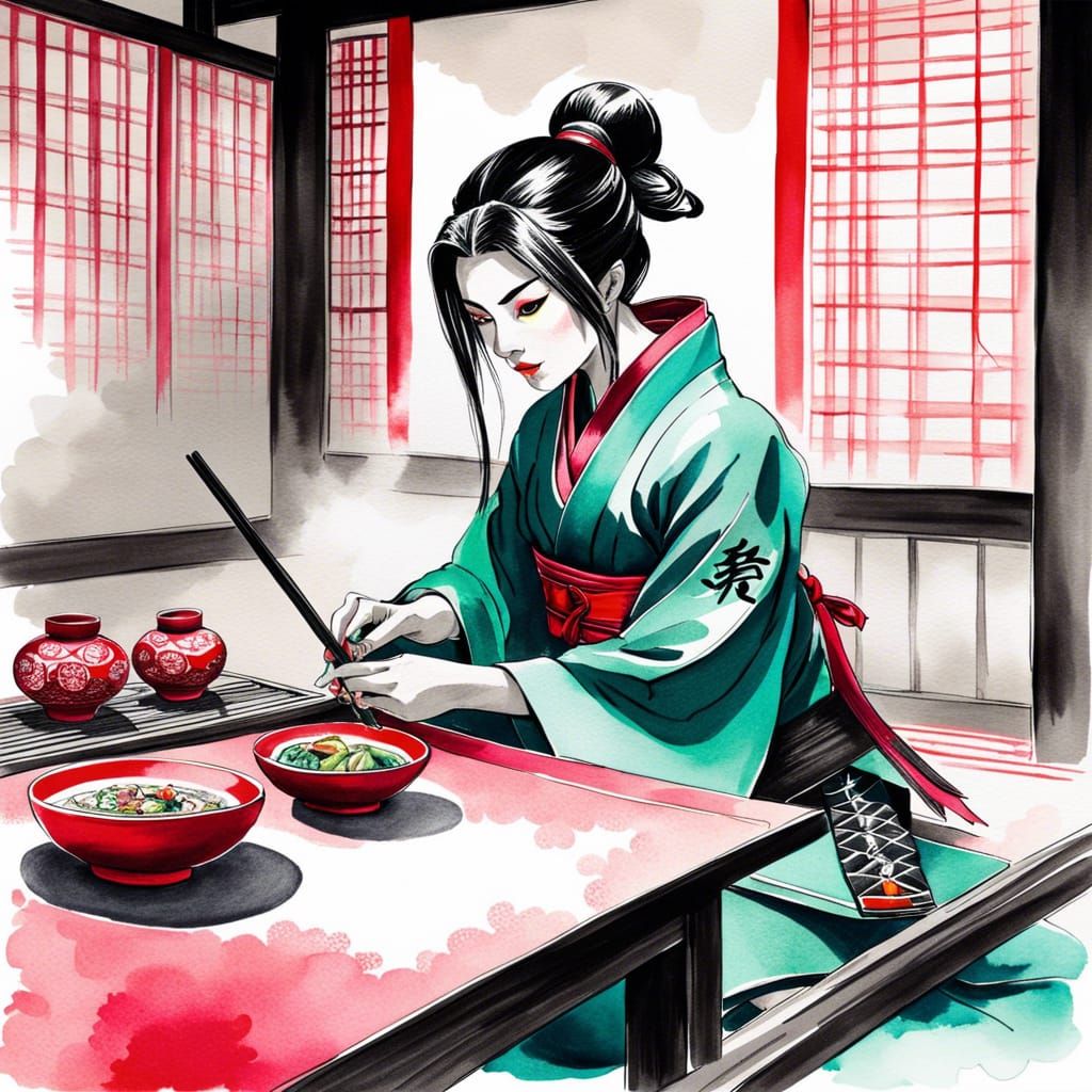 Japanese meal  by @Marek Lame