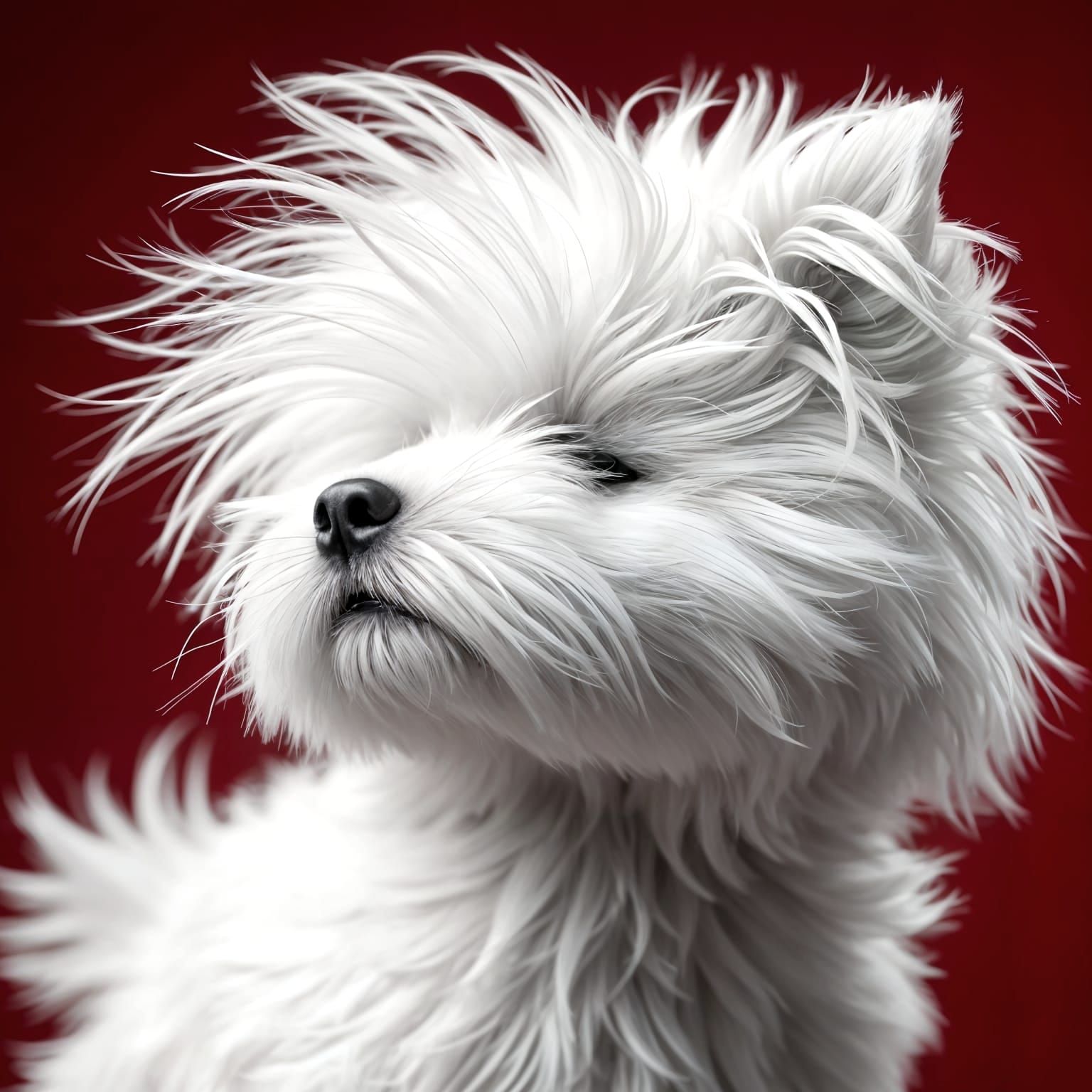 Bad fur day!  by @Skippy