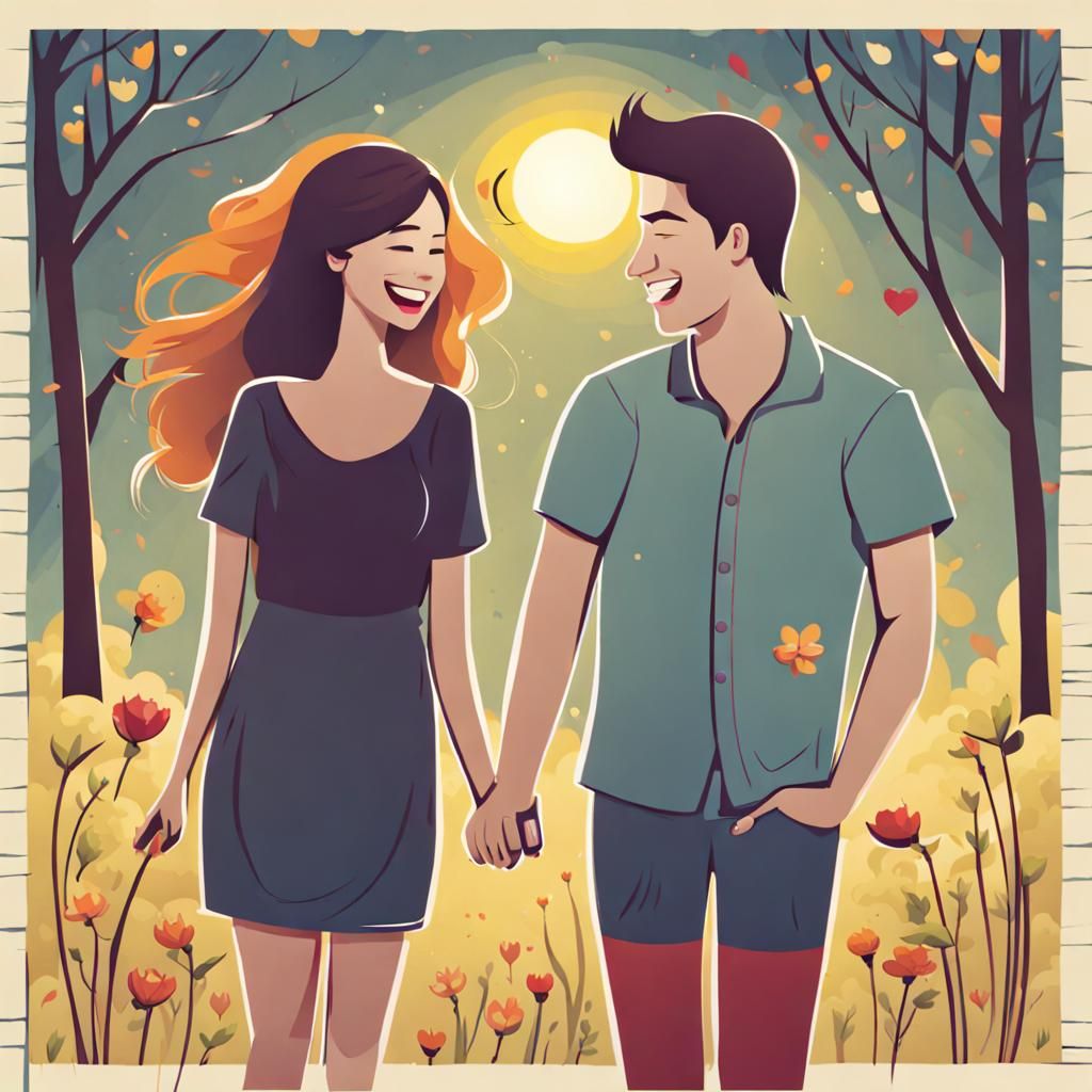 Happiness is being with you ai generated artwork nightcafe creator