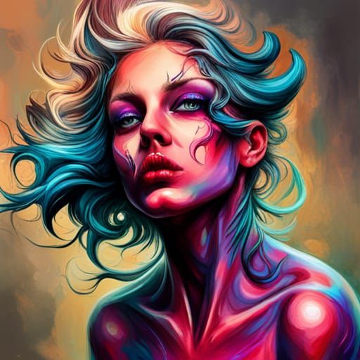 beautiful female demon