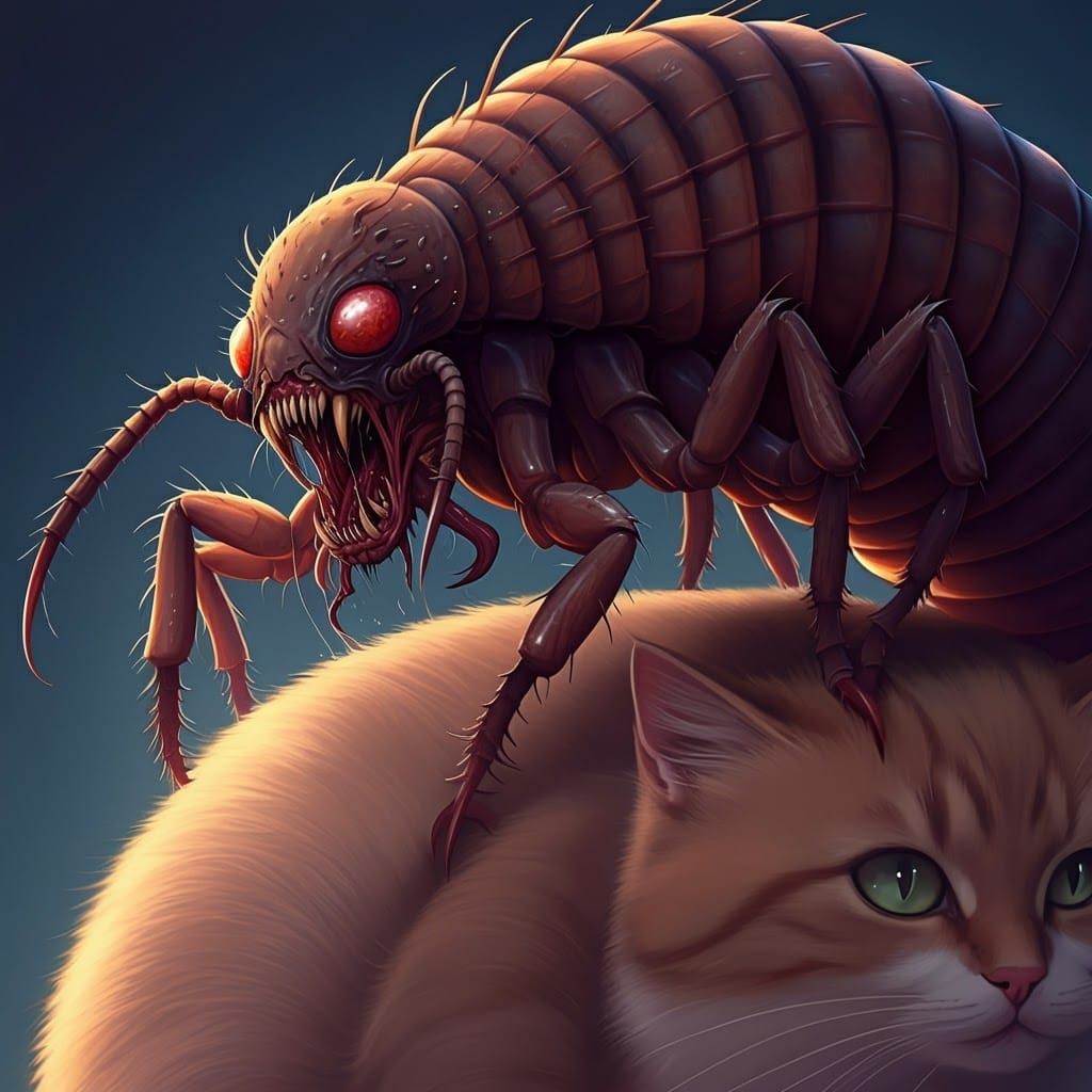 Get off me you Nasty Flea!