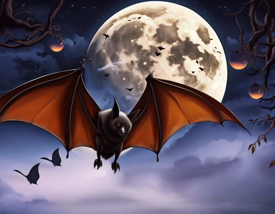 Night of the Bat 4 - AI Generated Artwork - NightCafe Creator