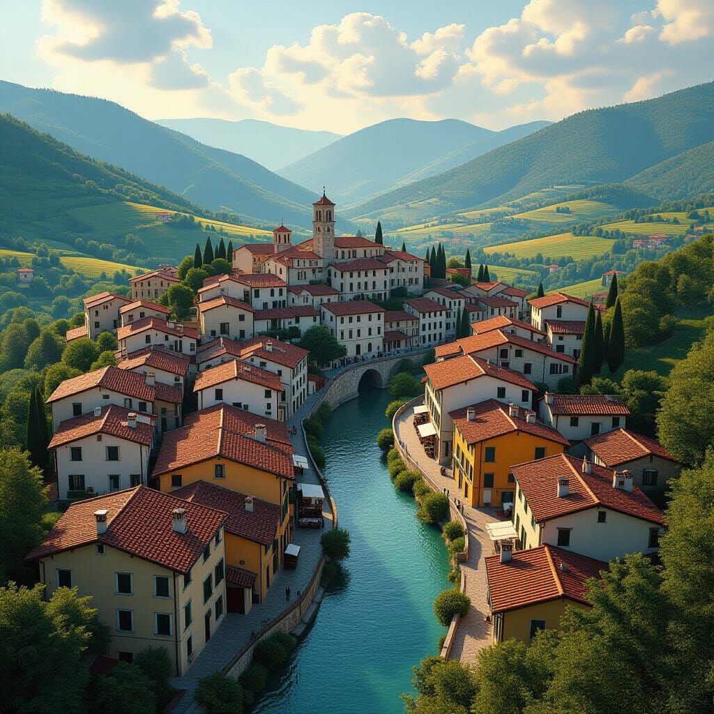 The village  by @Geofranz-Italy