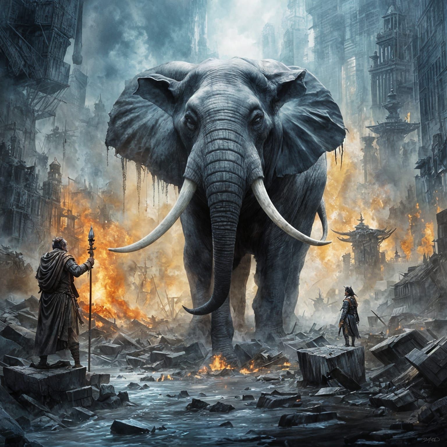 By Paul Lovering and Mattias Adolfsson and Russ Mills and Victo Ngai and double exposure A colossal war ...  by @Likvi