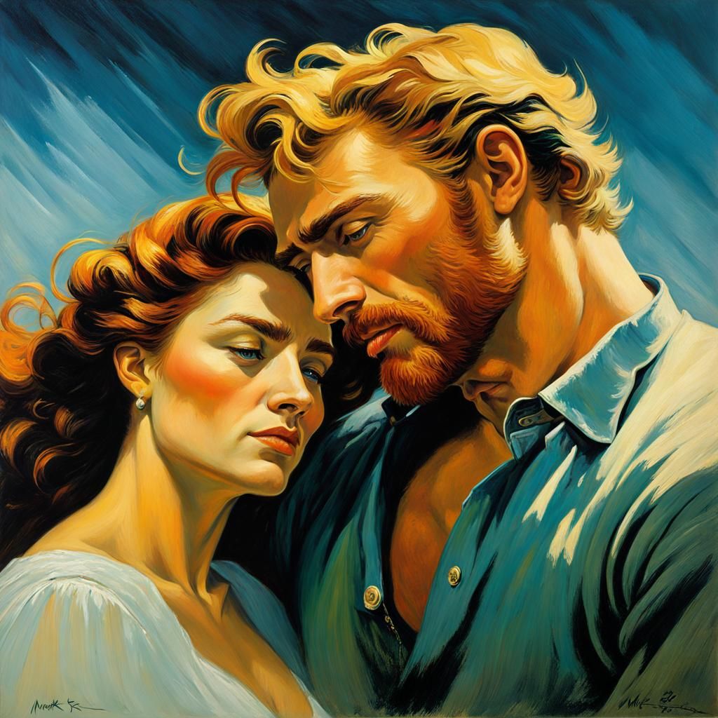 "Be with me, darling, early and late" By Mark Brooks, By Vin...