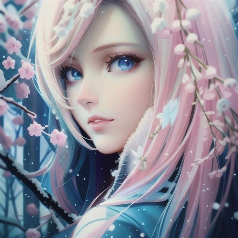 Aurora: Beautiful Anime Lady - AI Generated Artwork - NightCafe Creator