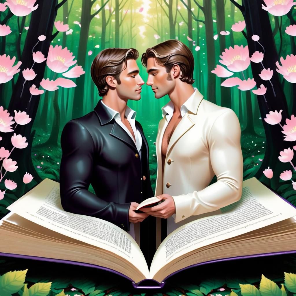 Scenes Within Scenes: A book telling a male gay love story in an enchanted forest