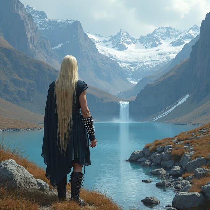 Revisualizing old work - Tranquility falls