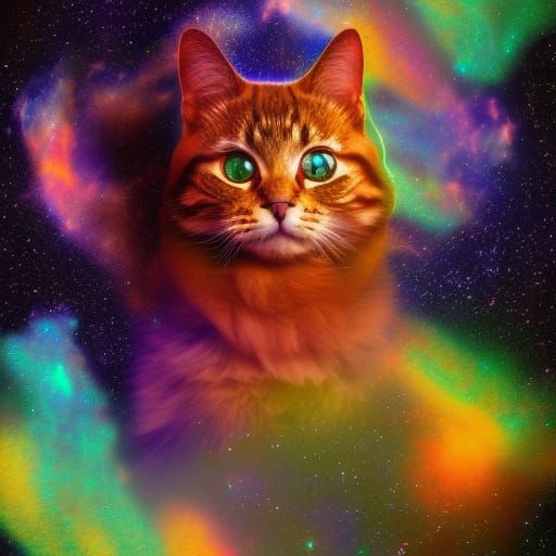 Cosmicat - AI Generated Artwork - NightCafe Creator