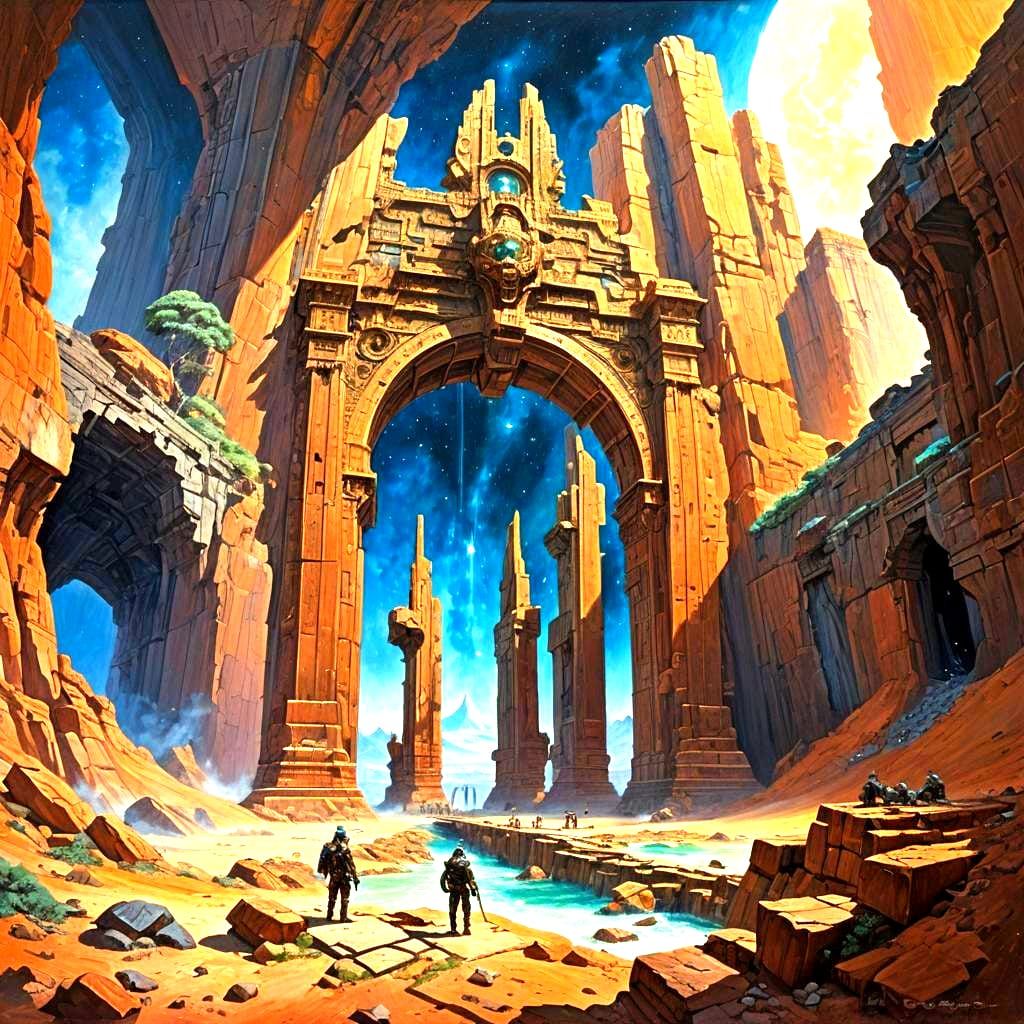 the ultimate gigantic gateway to the unknown beyond.
