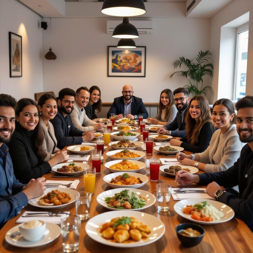 Asian Feast: A Table of Delights