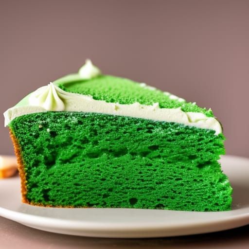green cake