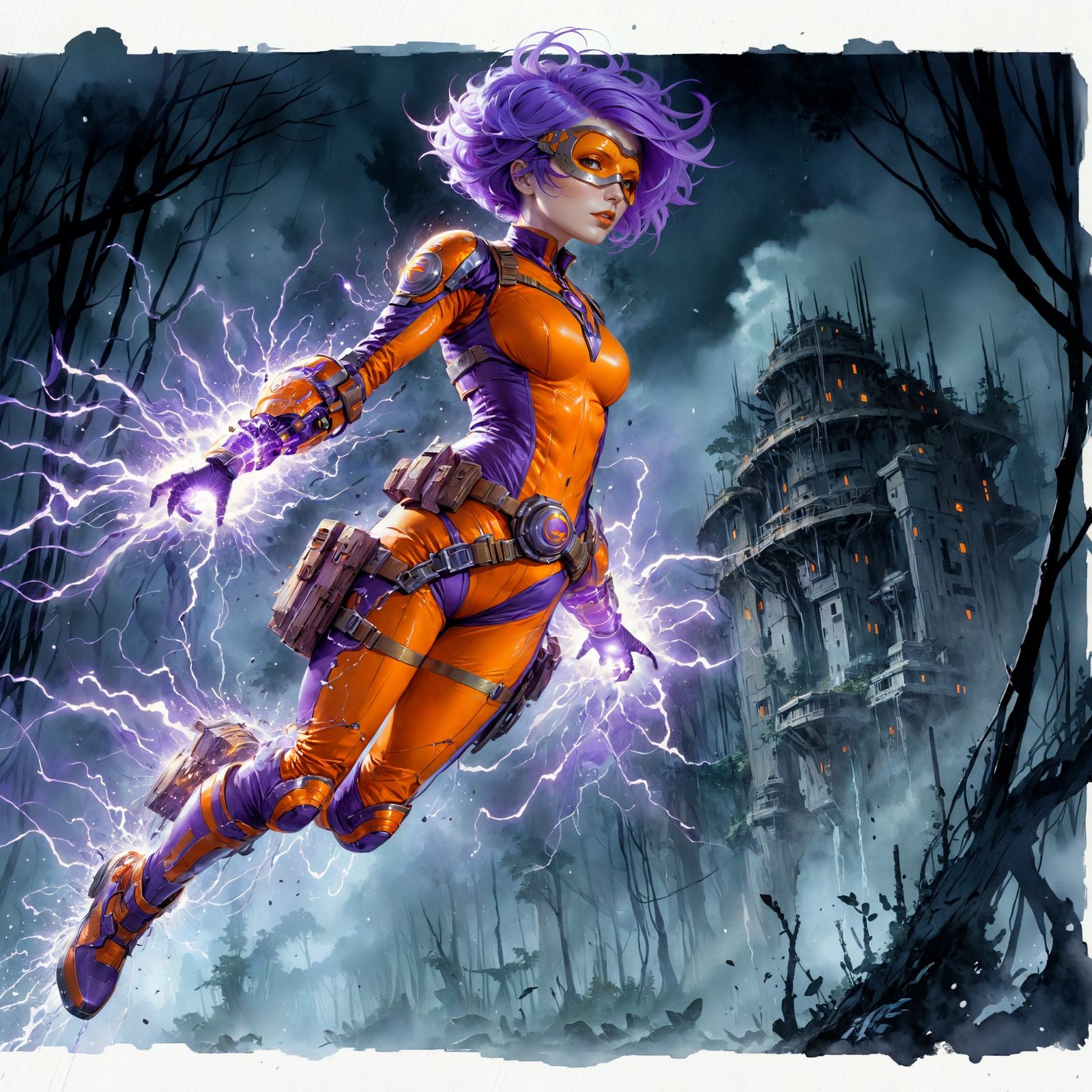 Charged Jules [Custom Superhero]