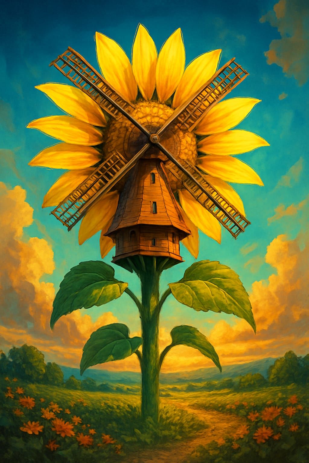 Sunflower - Windmill