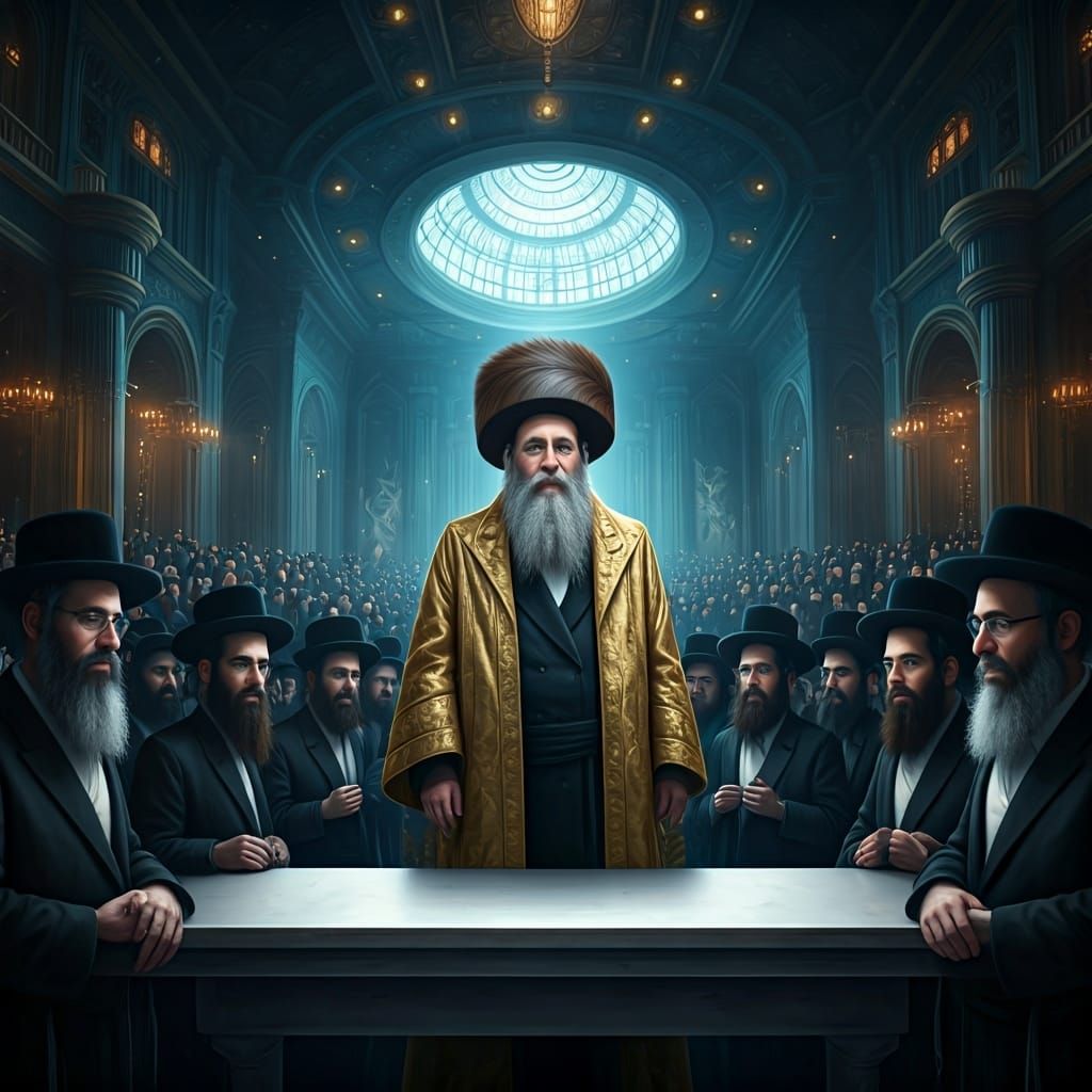 Hasidic Rabbi Celebrates in Modern Hall